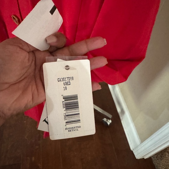 Zac & Rachel Vibrant Red Women's Blazer Suit - Picture 2 of 5